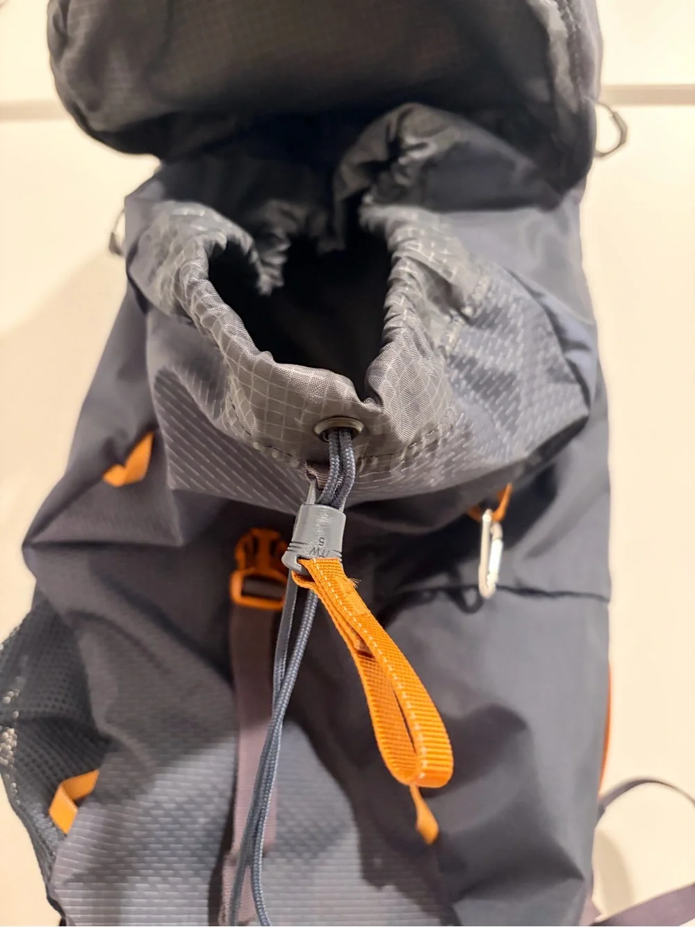 Gregory Nano 18L Navy Backpack with Orange Accents